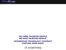 Tablet Screenshot of bluestonestaffing.com
